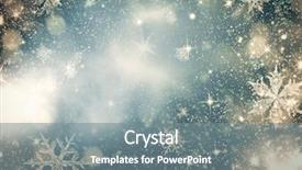  Presentation with star - Presentation design enhanced with star - christmas bokeh background background and a gray colored foreground