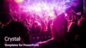  Presentation with students hands raised - PPT layouts consisting of star - crowd with raised hands background and a wine colored foreground