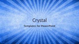  Presentation with star burst - Presentation theme enhanced with star burst - rays pattern background background and a light blue colored foreground