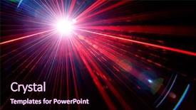  Presentation with star burst - Audience pleasing slides consisting of star burst - red stage light effect backdrop and a wine colored foreground