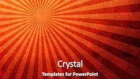  Presentation with pattern - Slide deck enhanced with star burst - retro rays pattern background background and a crimson colored foreground