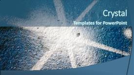  Presentation with old - Colorful PPT theme enhanced with star burst - white painted srar busts backdrop and a ocean colored foreground