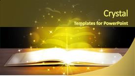  Presentation with glow - Beautiful PPT theme featuring insurance - close up photo backdrop and a light gray colored foreground.