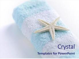 Star Fish Shell Placed PPT template 57 | CrystalGraphics