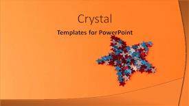  Presentation with america flag - PPT theme consisting of star-formed-with-red-blue background and a gray colored foreground