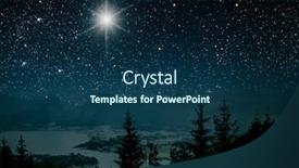  Presentation with jesus - Presentation design having star-indicates-the-christmas background and a ocean colored foreground