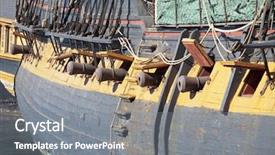  Presentation with san diego california - Beautiful PPT theme featuring star of india old ship backdrop and a gray colored foreground