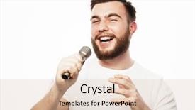  Presentation with lifestyle - Cool new slide deck with star performers - lifestyle emotional and people concept backdrop and a lemonade colored foreground