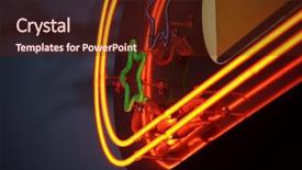  Presentation with star red - Colorful PPT theme enhanced with star shaped with red border backdrop and a  colored foreground