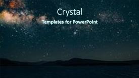  Presentation with christmas jesus christ - PPT theme featuring star-shines-on-the-christmas background and a navy blue colored foreground