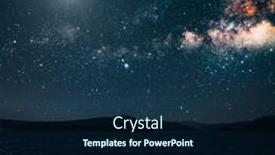  Presentation with christmas jesus christ - Presentation enhanced with star-shines-on-the-christmas background and a navy blue colored foreground