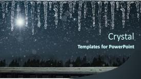  Presentation with christmas jesus christ - PPT theme enhanced with star-shines-over-the-city background and a tawny brown colored foreground