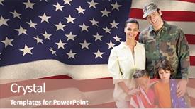  Presentation with portrait happy family smiling - Amazing theme having star son - portrait of happy family standing backdrop and a coral colored foreground