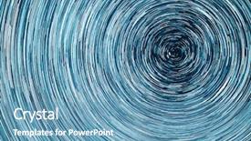  Presentation with north star - Beautiful PPT theme featuring star trails near the north backdrop and a teal colored foreground