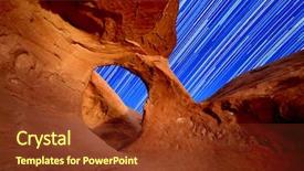  Presentation with star trails - Colorful theme enhanced with concept of boutique consulting backdrop and a light gray colored foreground.