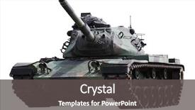  Presentation with tank - Colorful presentation enhanced with star wars - american military tank isolated backdrop and a dark gray colored foreground