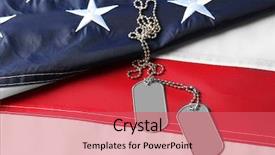  Presentation with army - Theme consisting of star wars - army tokens on american national background and a coral colored foreground