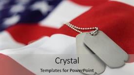  Presentation with blank - Amazing presentation having star wars - blank dog tags on american backdrop and a light gray colored foreground