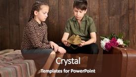  Presentation with military - PPT layouts consisting of star wars - children are dressed in retro background and a  colored foreground