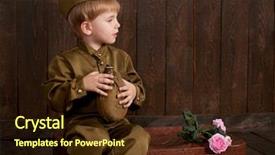  Presentation with star wars - Slide deck enhanced with star wars - children boy are dressed background and a wine colored foreground