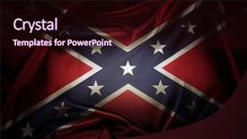  Presentation with star wars - Presentation having star wars - closeup of silky confederate flag background and a wine colored foreground