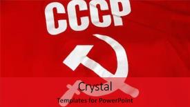  Presentation with soviet - Beautiful slide set featuring star wars - soviet flag backdrop and a crimson colored foreground