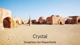  Presentation with sahara - Theme with star wars decoration in sahara background and a lemonade colored foreground