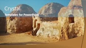  Presentation with star wars - PPT theme consisting of star-wars-decoration-in-sahara background and a teal colored foreground