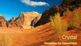  Presentation with rum - Slide set with where movies star wars - wadi rum desert jordan background and a crimson colored foreground