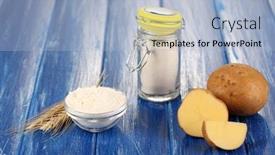  Presentation with starch - Cool new theme with starch-in-bowl-and-bank backdrop and a light blue colored foreground