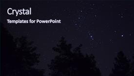  Presentation with forest fantacy - Audience pleasing slide deck consisting of starfield - orion over ukrainian forest near backdrop and a wine colored foreground