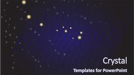  Presentation with starry night - Theme consisting of starfield - raster file of a black background and a wine colored foreground