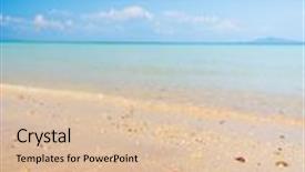  Presentation with heaven - Amazing PPT theme having starfish called wanda dropped from heaven backdrop and a lemonade colored foreground