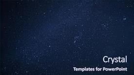  Presentation with night stars - PPT theme with starlight - stars and night sky background background and a navy blue colored foreground