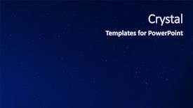  Presentation with starry night - Presentation theme consisting of starry at night background and a black colored foreground