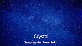  Presentation with space stars - Theme featuring starry night - sky of stars - space background and a navy blue colored foreground