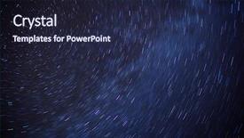  Presentation with star trails - Theme consisting of starry night - star trails background and a wine colored foreground