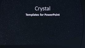  Presentation with night sky - Presentation theme with starry-sky-at-night-polar background and a wine colored foreground