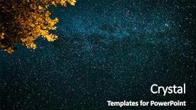  Presentation with way - PPT layouts having starry sky with milky way background and a black colored foreground