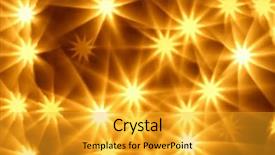  Presentation with shining star - Colorful slides enhanced with stars background backdrop and a gold colored foreground