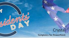  Presentation with italian flag painted - PPT theme having blue red angles - usa flag painted on hands background and a light blue colored foreground