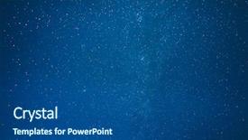  Presentation with night stars - Audience pleasing presentation consisting of stars in the night sky backdrop and a dark gray colored foreground