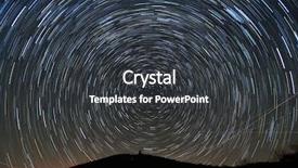  Presentation with star trails - Cool new slides with stars space - star trails above brasstown bald backdrop and a dark gray colored foreground