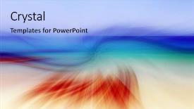  Presentation with light rays - Colorful slide set enhanced with stars stripes - abstract background of magic burst backdrop and a light blue colored foreground