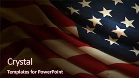  Presentation with stars stripes - Theme having stars stripes - american flag background background and a wine colored foreground