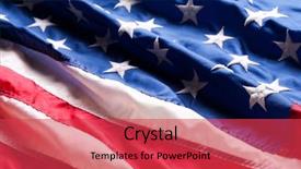  Presentation with stars stripes - Theme consisting of stars stripes - american flag background and a red colored foreground