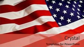  Presentation with stars stripes - Audience pleasing PPT theme consisting of stars stripes - american flag backdrop and a red colored foreground
