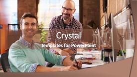  Presentation with working together - Audience pleasing slides consisting of start - designers working together at desks backdrop and a tawny brown colored foreground