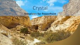  Presentation with route - Slide set with start-route-the-magnificent-gorge background and a light blue colored foreground