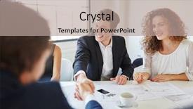  Presentation with contract - PPT layouts having start-up and organization background and a coral colored foreground